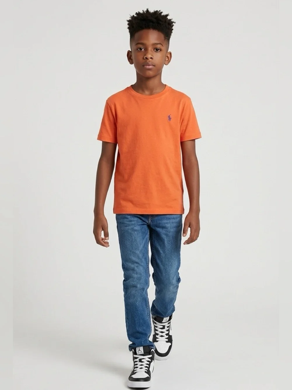 EUC - Polo Orange T-Shirt Size Large- Urban Pipeline Boys Jeans - Size 12